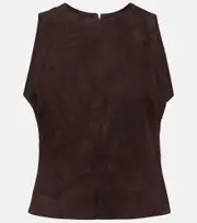 [Stouls] Stouls Pam suede tank top AU 16 brown