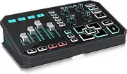 TC-Helicon GoXLR Revolutionary Online Broadcaster Platform with 4-Channel Mixer, Motorized Faders, Sound Board and Vocal Effects, Officially Supported on Windows