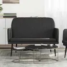 vidaXL Bench Black 107x80x81 cm Faux Leather HEE