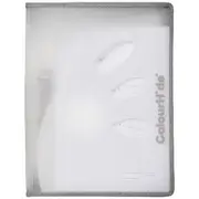 Colourhide A4 Zip Binder 2-Ring 25mm Clear