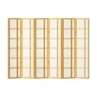 Artiss 6 Panel Room Divider Screen Partition Privacy Wood Stand Nova Natural