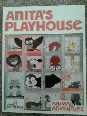 Anita Goodesign Embroidery Anita's Playhouse Animal Adventure, CD & BOOK