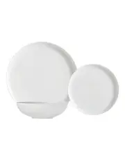 [Maxwell & Williams] Cashmere Mansion High Rim Dinner Set 18pc Gift Boxed in White