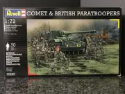 ✰ A-34 COMET Tank and British Paras/Paratroopers 1/72 Revell/MATCHBOX