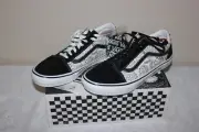 Vans Off The Wall Skate Old Skool Baker Bandara Size 11 Black 346325 Zumiz New