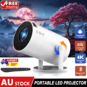 4K Mini Projector 10000 Lumen LED 1080P WiFi Bluetooth Home Theater With Screen