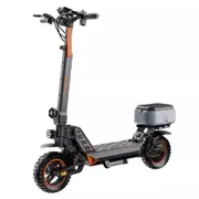 TDR Ruitoo M4 Max Electric Scooter 1000W 48V 15Ah Battery 10" Off Road Tires Foldable Frame LED Lights LCD Display Disc Brakes Storage Box 50KM Range 35KM/H Speed for Adults 15° Climb