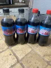(4)COKE Coca Cola Creations Y3000 Soda Pop 20 Oz Bottles AI FUTURE TECH WORLD