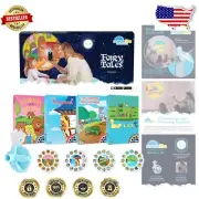 Magical Mini Projector with 4 Interactive Fairy Tales for Enchanting Storytime