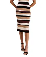 Phase Eight Louisa Striped Skirt
