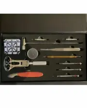 DELUXE 12 WATCH BAND LEATHER RUBBER STRAP CHANGING TOOL KIT FOR OMEGA SEAMASTER