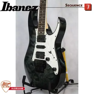 【爵士樂器】原廠公司貨保固 免運 日本限定款 IBANEZ  RG350QMZ 電吉他 漸層灰 贈原廠厚琴袋