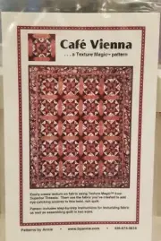 Cafe Vienna A Texture Magic Quilt Pattern by Annie Unrein NEW