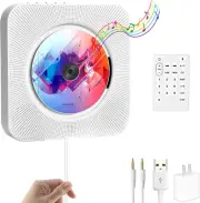 TODANGAI Wall Mountable Portable CD Player with Pull-Switch, Portable CD Play...