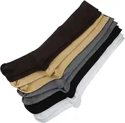 5 Pairs High Compression Socks Men's Athletic Socks Compression Socks for Men Socks for Women Pressure Socks Compression Socks for Travel White Socks Outdoor Sports Socks Nylon Healeved