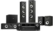 Denon AVR-X1800H 8K AV Receiver,Polk Audio MXT60 Floor-Standing Loudspeaker, Polk Audio MXT30 Centre Channel Speaker,Polk Audio MXT15 Bookshelf Speakers & Polk Audio MXT10 50W Powered Subwoofer