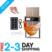 Automatic Solar Chicken Door with 4 Operating Modes & Remote Control Function