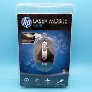 New and Sealed HP Laser Mobile Mouse Black Ultra-Portable Corded USB