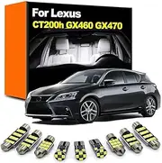 Interior LED Vehicle Bulb Indoor Dome Map Reading Trunk Light Car Lamp Kit, For Lexus CT200h HS250h GX GX460 GX470