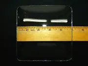 Convex Clock Clear Glass 4-15/16" sq. 9/16" rise 6-5/8" angle 7/64" thick - NOS