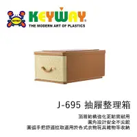 在飛比找Yahoo!奇摩拍賣優惠-[不寄送]J-695 抽屜整理箱 @KEYWAY @限面交