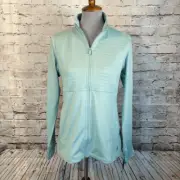 Adidas Golf Cold.RDY Jacket Hazy Green Full Zip Quilted Design Womens Medium