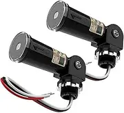 2Pack,Dusk to Dawn/Day Night Sensor, Photoelectric Switch, Photo Cell Sensor,IP65 Waterproof Photocell for Outdoor Light