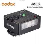 Godox iM30 6500K Mini Pocket ON-Camera Flash Light Speedlite CTT Lighting Flash