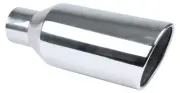 Pypes EVT407 Exhaust Tip - Monster - Weld-On - 4 in Inlet - 7 in Round Outlet -