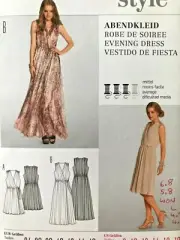 Burda 7259 Sewing Pattern Size 8 to 20 Evening Dress New and FF