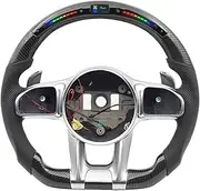 Steering Wheel，Compatible With Mercedes Benz AMG W205 W204 G55 G500 W212 W213 W222 W166 W463 C63 S63 CLS63 E63 Car Accessories