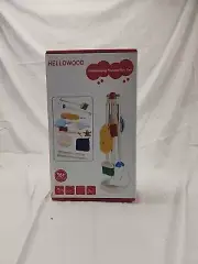 HELLOWOOD Kids Cleaning Set, 8pcs Housekeeping Play Set Includes Broom Mop...