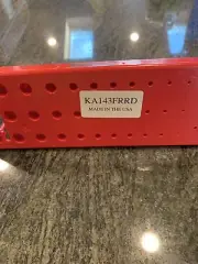 Snap On ka143frrd 1/4" sae post 3 row socket tray red
