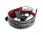 S26 1 to 4 120*150cm Car APP Remote Control Music Sound Control Colorful Atmosphere Light Chassis Light/waterproof Car Bottom Light