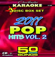 CHARTBUSTER KARAOKE 3 CD+G 2011 Pop Hits 5148 New in Box with Song List