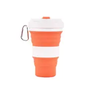 1Pcs 550ml Travel Folding Cup Water Bottle Outdoor Travel Goods Shrink Coffee Cup Creative Gift Water cup Folding water bottle