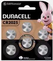 DURACELL CR2025 Lithium BATTERIES Original Sealed 6 Pack - Free Shipping!