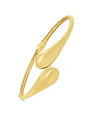 Bloomingdale's Fine Collection Crossover Cuff Bangle Bracelet in 14K Yellow Gold