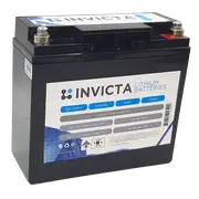 Invicta 12V 20Ah Lithium Battery with 4 Series Functionality