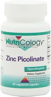 Nutricology Zinc Picolinate, Vegicaps, 60-Count