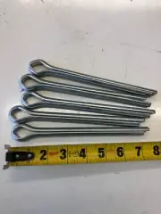 Qty 5 - Large 1/2" x 5" Cotter Pins Lifting Hook Chain Clevis Rigging crane