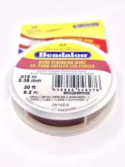 Beadalon 19 Strand Bead Stringing Wire Bronze 30 Feet .015 inches