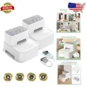Multifunctional Toddler Step Stool - Safe Non-Slip Solution for Kitchens & Baths