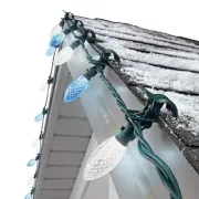 Noma C9 LED Quick Clip Christmas Lights | Built-in Clip-On String Lights |
