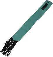 Non Woven Ponytail Protector Bag, Ponytail Protector for All Weather Protection, Tassel Design (Green)