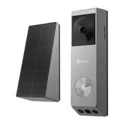EZVIZ EP3x Pro 2K Dual Lenses Outdoor Battery-Powered Video Doorbell w/ Solar Panel