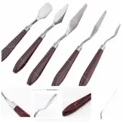 5Pcs Artist Palette Knives Stainless Steel Spatulas Painting Metal Pallet Knife