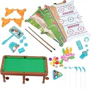 FOYTOKI 1 Set Mini Billiard Table Game Toy Parent-Child Pool Table Game for Boys and Girls Indoor Toy