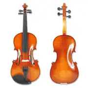 Violin 3/4 Size Advance 4 String Violin Kit Ebony Fittings Beginner Handmade