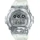 【CASIO 卡西歐】G-SHOCK 金屬迷彩半透明手錶 白透 GM-6900SCM-1_49.7mm